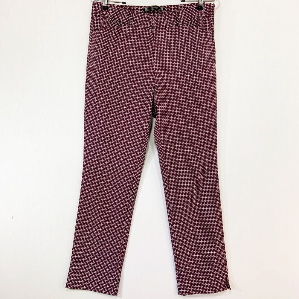 Zara TRF Geo Print Cigarette Pants - Picture 1 of 6